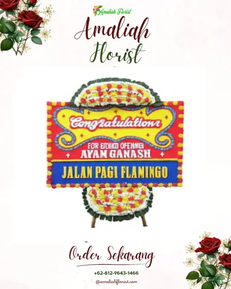 Sewa Papan Bunga Kamasi Satu